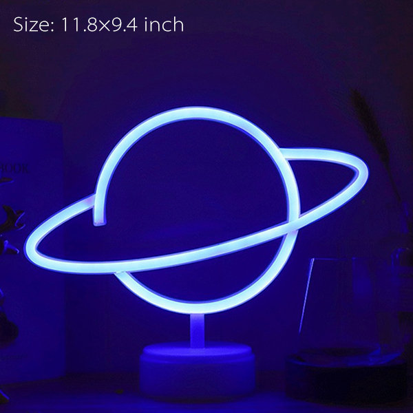 LED Planet Neon Light - Energetically Minimalist - Bursting with ...