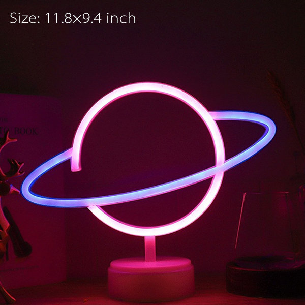 LED Planet Neon Light - Energetically Minimalist - Bursting with ...