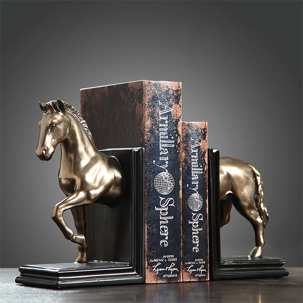 The Noble Equestrian Elegance Bookends - Resin - Discover The Unique Elegance