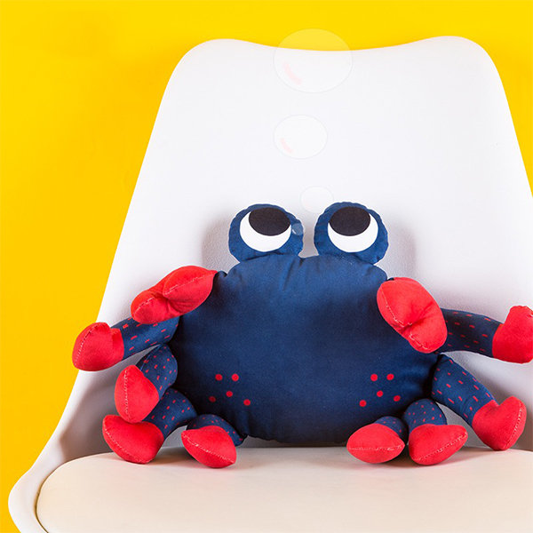 Cuddly Crab Pillow - Oceanic Adventure - Bring the Seaside to Your
