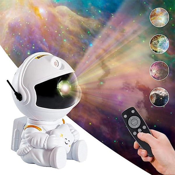Star Projector Galaxy Night Light Astronaut Projector Starry &Remote For  Kids US