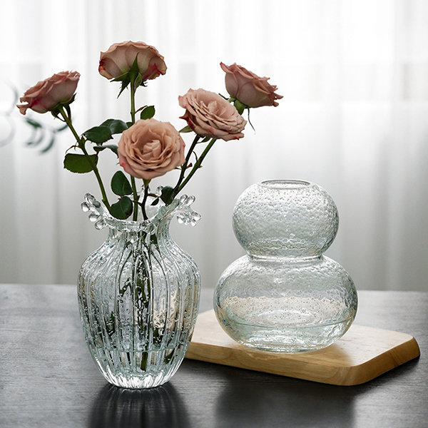 Luminous Fluorescent Glacier Vase - Illuminate Your Space with Mystical ...