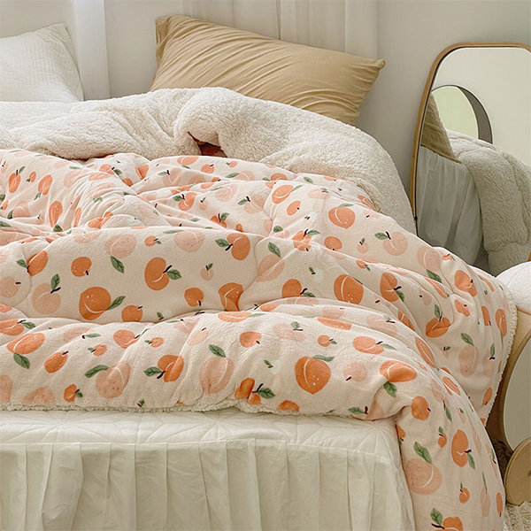 Plush Thickened Blanket - Panda - Camellia - Cozy and Stylish