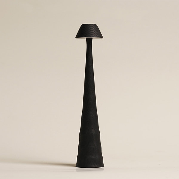 Black Vintage Ambiance Lamp - Sleek Nostalgia - Subdued Lighting ...