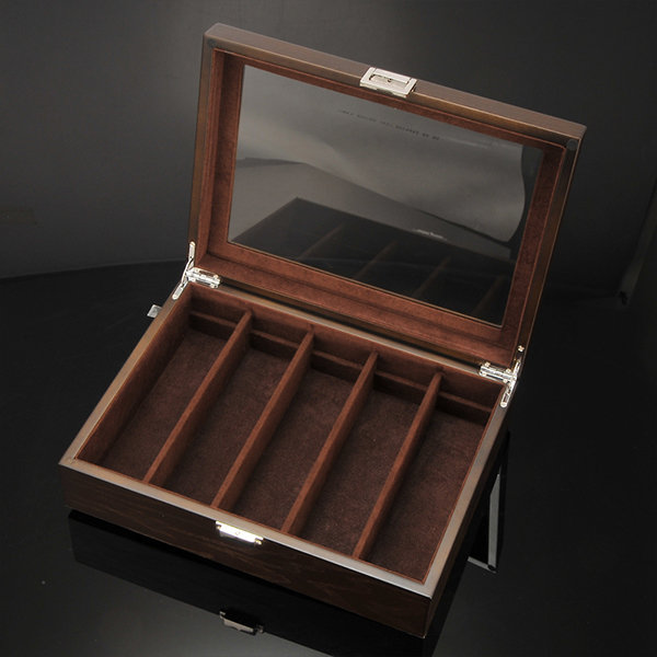 Ashwood Veneer Sunglasses Box - Protects with Elegance - Displays with ...