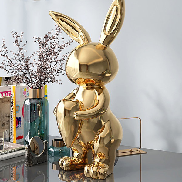 Bunny & Carrot Vase - Playful Elegance - Whimsical Functionality